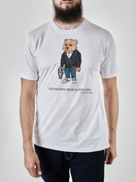 Old School Bear T-shirt WHT
